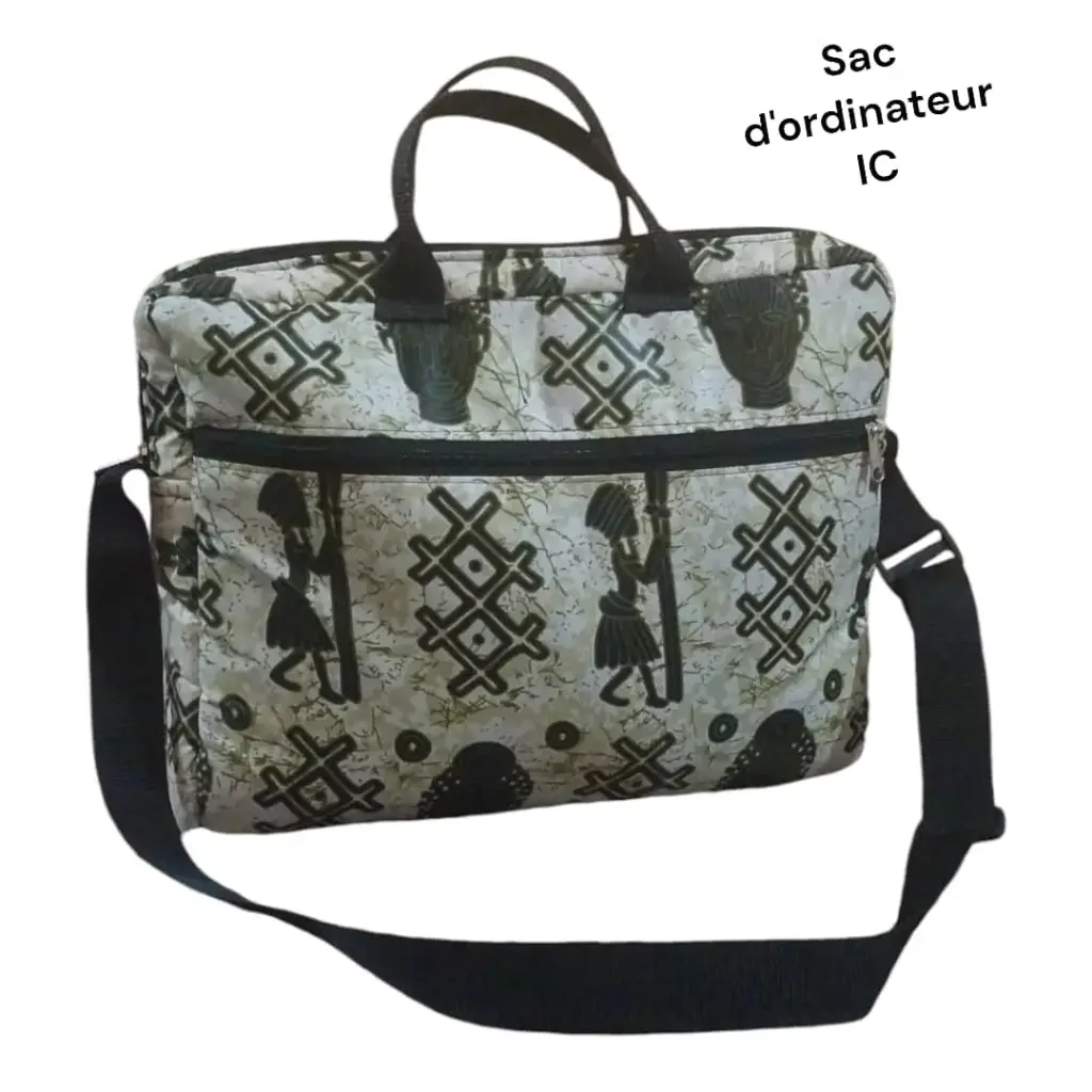  Housse d'ordinateur IC (motifs géométriques)