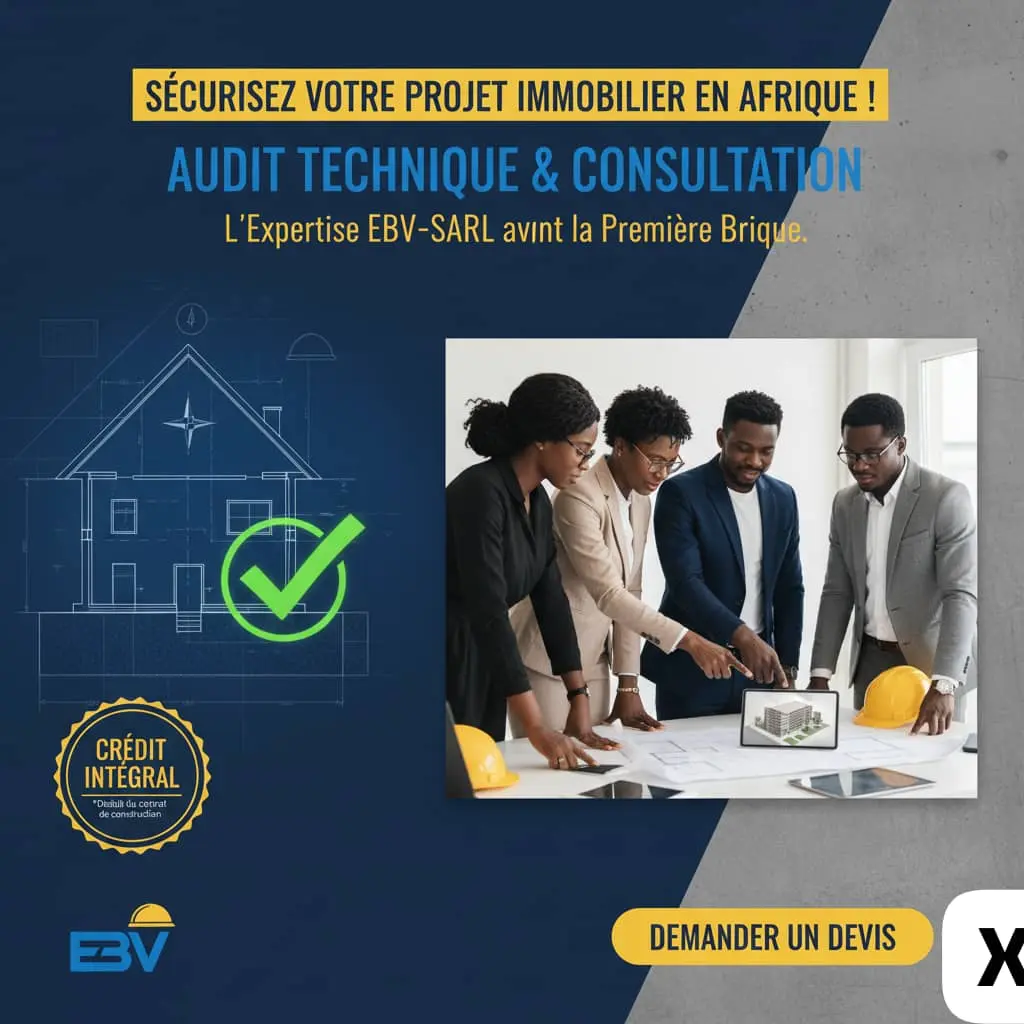 Audit Technique Projet Immobilier Afrique de l'Ouest : Consultation & Sécurisation (EBV-SARL)