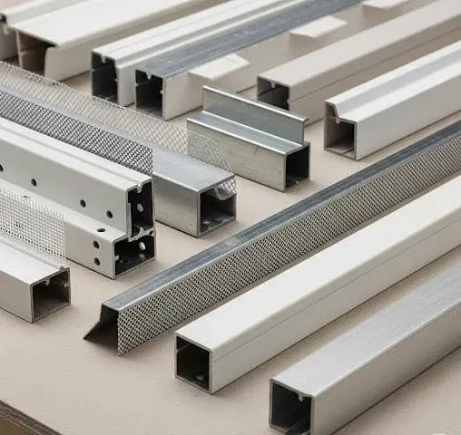 Cornières de finition pour plaques de plâtre